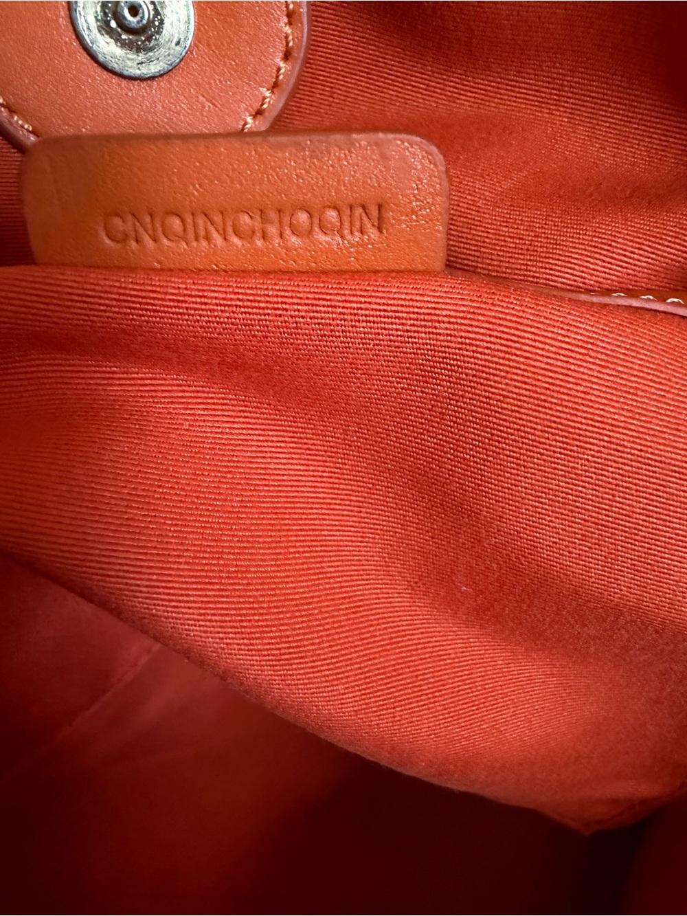 Burberry Orange Haymarket Check Coated Canvas - Picture 9 of 16